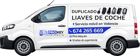 Furgoneta PRO-KEY - Duplicado llaves de coche
